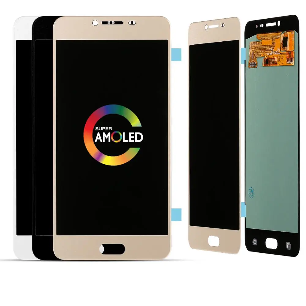

Super Amoled LCD For Samsung Galaxy C7 2016 LCD C700 SM-C7000 LCD Display and Touch Screen Digitizer Assembly Replacement Parts