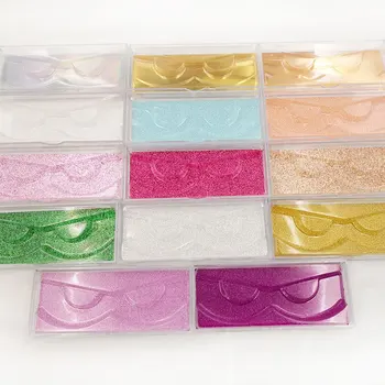 

New 20/30/50pcs Wholesale Eyelash Packaging Box Custom Eyelash Packaging Box Logo 25mm Mink Lashes Faux Eyelash Box