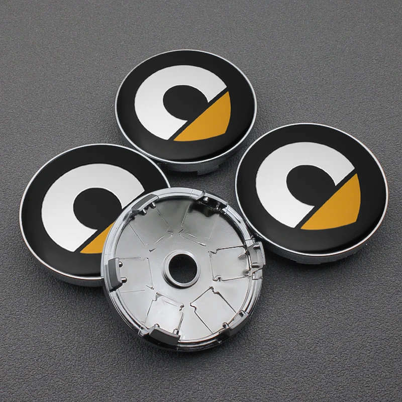 Tapas de cubo de rueda para coche, tapas de llanta con Logo, cubiertas de emblema, pegatina para Fortwo inteligente, Forfour, 453, 451, 450, 4 Uds., 56 + 60MM