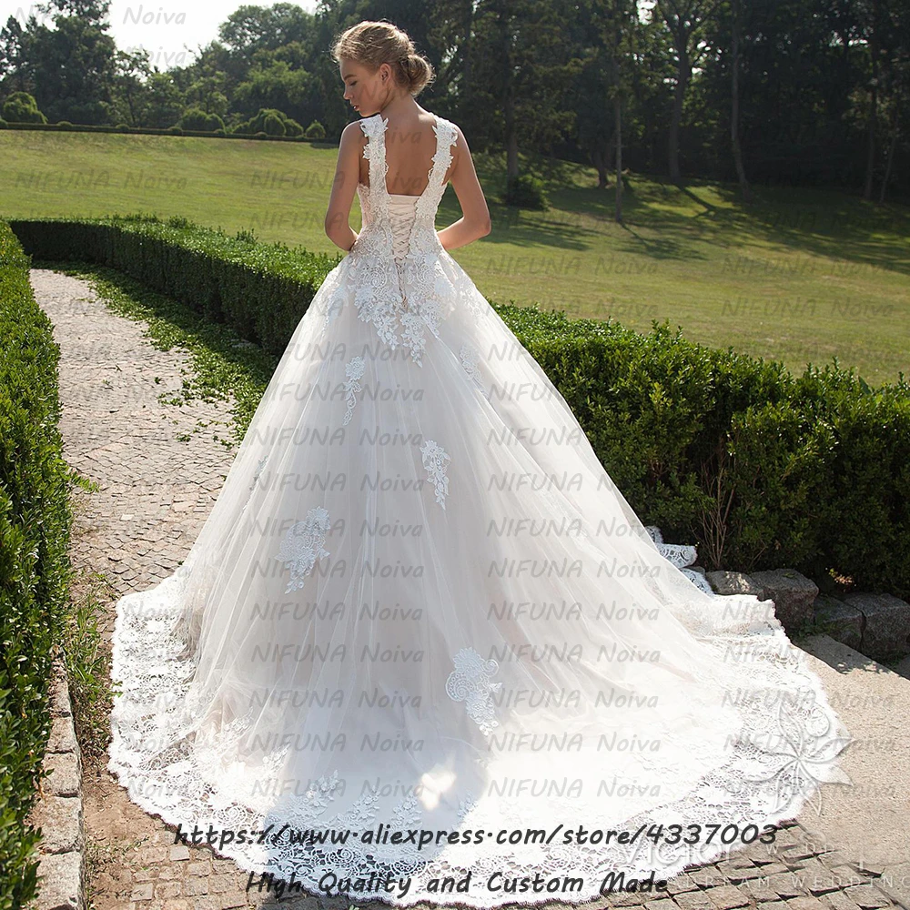 Модное кружевное ТРАПЕЦИЕВИДНОЕ свадебное платье es Robe de Mariee со шнуровкой сзади, свадебное платье в стиле бохо,, Alibaba, свадебные платья, Vestidos de Novia