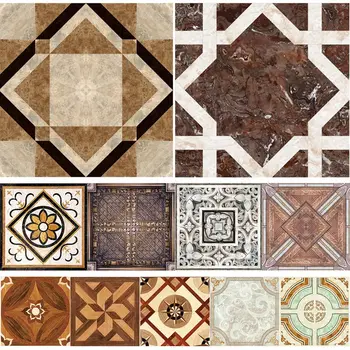 

3D Crystal Tile Sticker Marble Wood Grain Floor Tile Sticker Household Tile Sticker