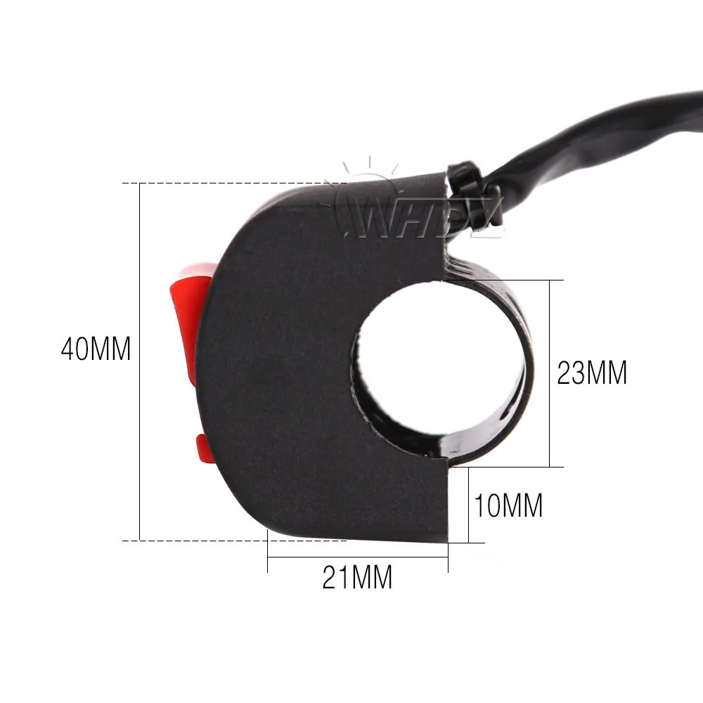 1PC 56cm Universal Electrombile Motorcycle Tuning Part Handle Switch Button for headlight adapt Switch ON-OFF Button Switch (10)