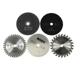 Petite lame de scie circulaire en alliage dur, outils de coupe rotatifs, diamètre intérieur 85mm 10mm, 5 pièces 