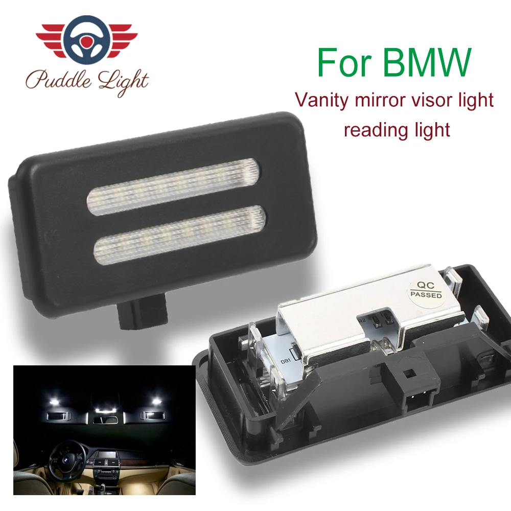 

2PCS Error Free 18 LED SMD Vanity Mirror Visor Light For BMW E60 E61 E90 E91 E92 E70 E71E72 X1 X2 X3 X5 X6 E84 F25 E70 E71 E72