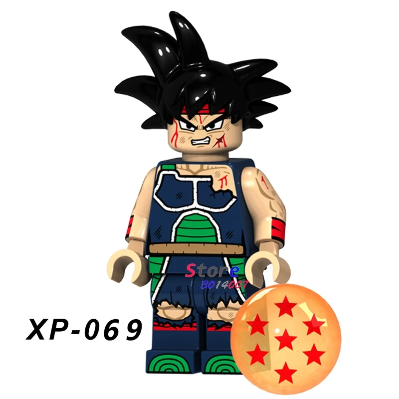 Один строительный конструктор Dragon Ball Z мультфильм серии Broli Vegeta Сон Гоку лопуха Модель Кирпичи Детские игрушки для детей - Цвет: XP069