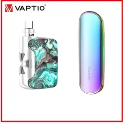 Новейший оригинальный Vaptio Гладкий vape комплект 13 Вт Pod система 400 мАч батарея 1,5 мл бак электронные сигареты испаритель