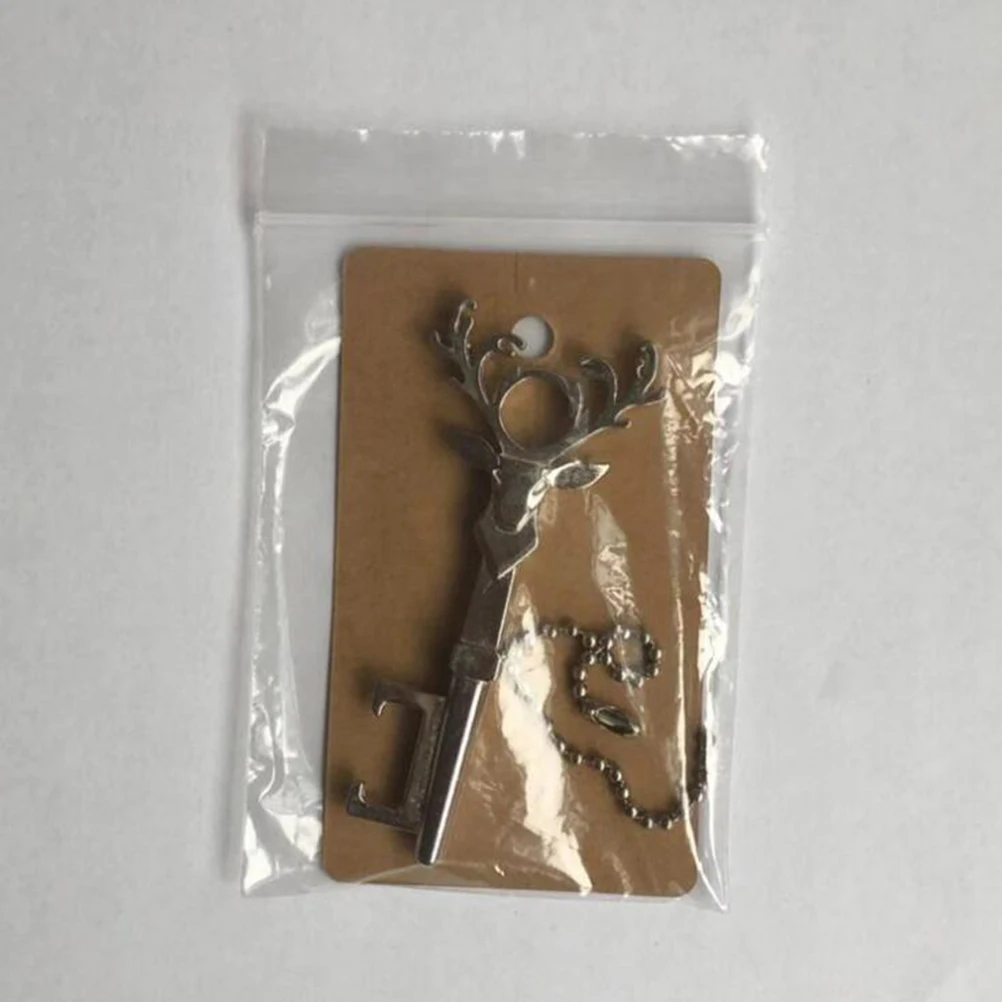 2 Pcs Bottle Openers Bronze Deer Head Creative Zinc Alloy Lid Removers Beer Opener Cap Lifter for Wedding Christmas Party