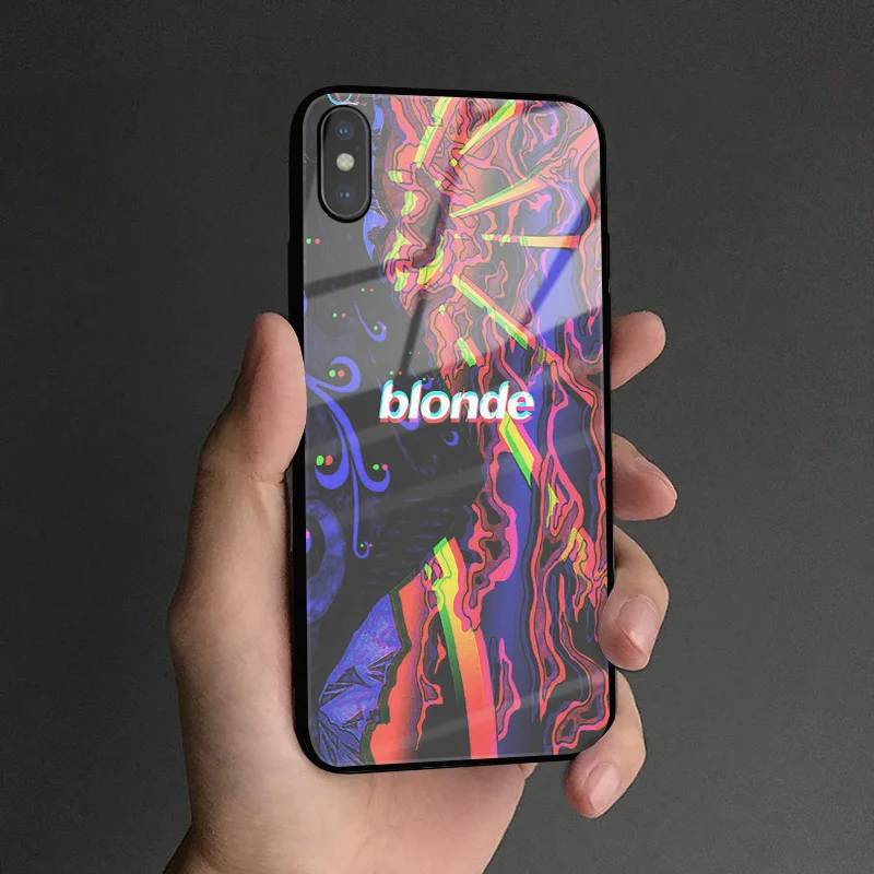 FRANK OCEAN Blonde RAPPER Coque чехол из закаленного стекла для телефона чехол для apple iPhone 6 6s 7 8 Plus X XR XS 11 Pro MAX