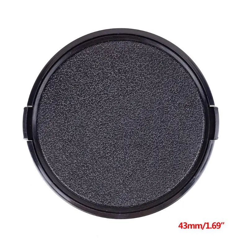 

43MM Universal Plastic Snap-on Front Lens Cap Protective Cover for Sony Canon Nikon Pentax DSLR Camera Lens Accessories