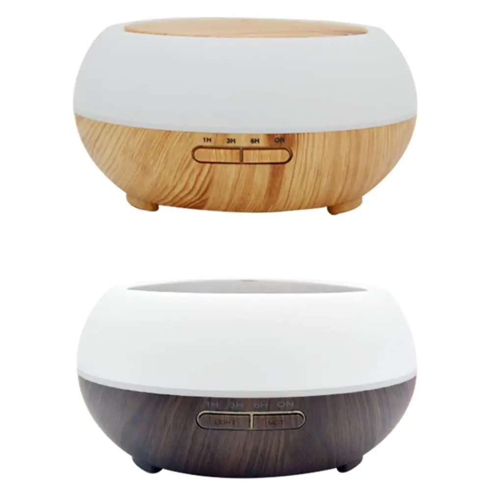 

Ultrasonic 400ML Wood Grain Essential Oil Aromatherapy Machine Humidifier Home Office Bedroom Diffuser