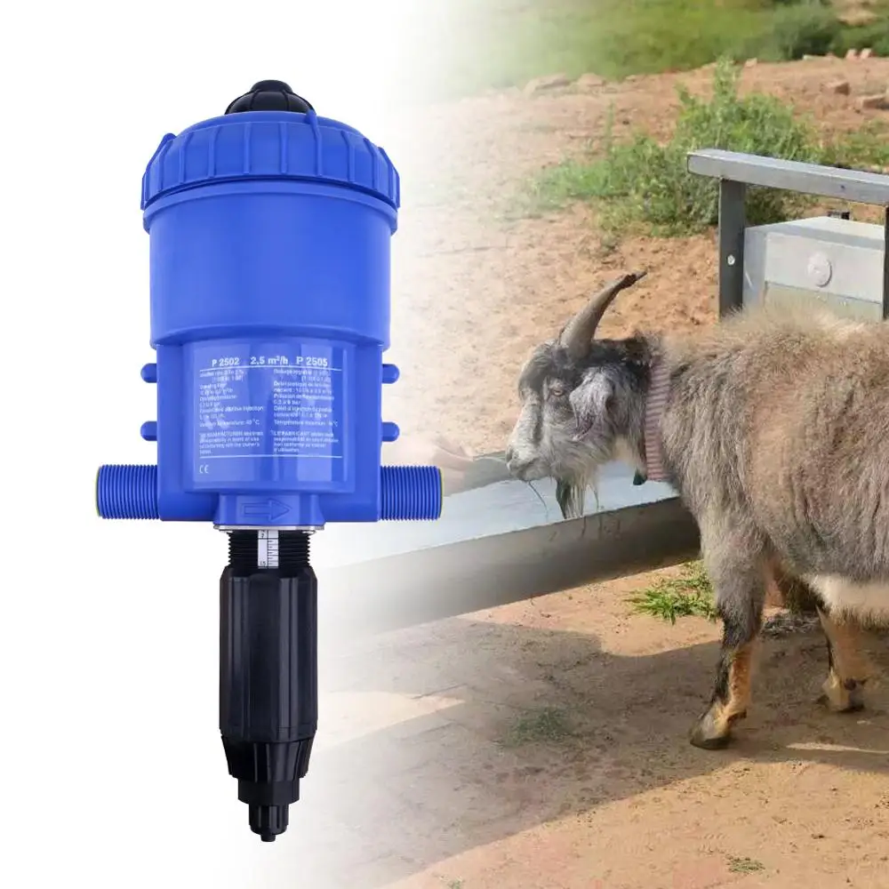 

New 0.2-2% Fertilizer Injector Water Powered Chemical Liquid Doser Dispenser for Drip Irrigation Mixer Hose Livestock Farm