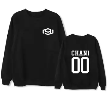 

SF9 concert same member name printing o neck pullover hoodies kpop unisex thin loose sweatshirt 3 colors