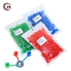 250PCS Grease Fitting Caps RED Polyethylene Dust Caps for M6 M8 M10 Metric Thread Grease Zerk Nipple Fitting ► Photo 2/6