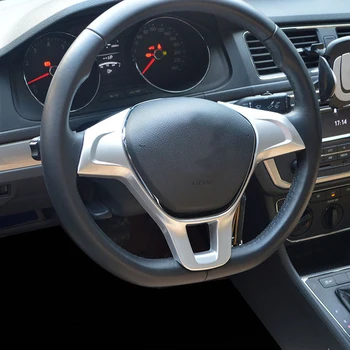 

Low-Equipped Car-Styling Accessories Interior Car Steering Wheel Button Cover Trim 1pcs for Volkswagen Polo Mk6 2018-2020