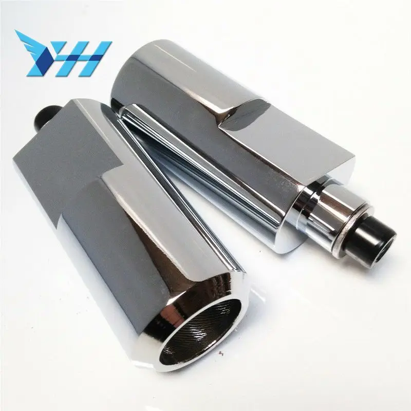 Chrome Motorcycle Racing No Cut Crash Pads Fairing Frame Protectors Slider Fit For 2004-2006 Yamaha YZF R1