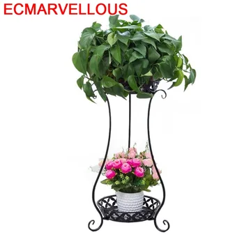 

Per Fiori Decorer Outdoor Planten Rek Decorative Exterieur Balcony Decoration Metal Flower Shelf Balcon Stand Balkon Plant Rack