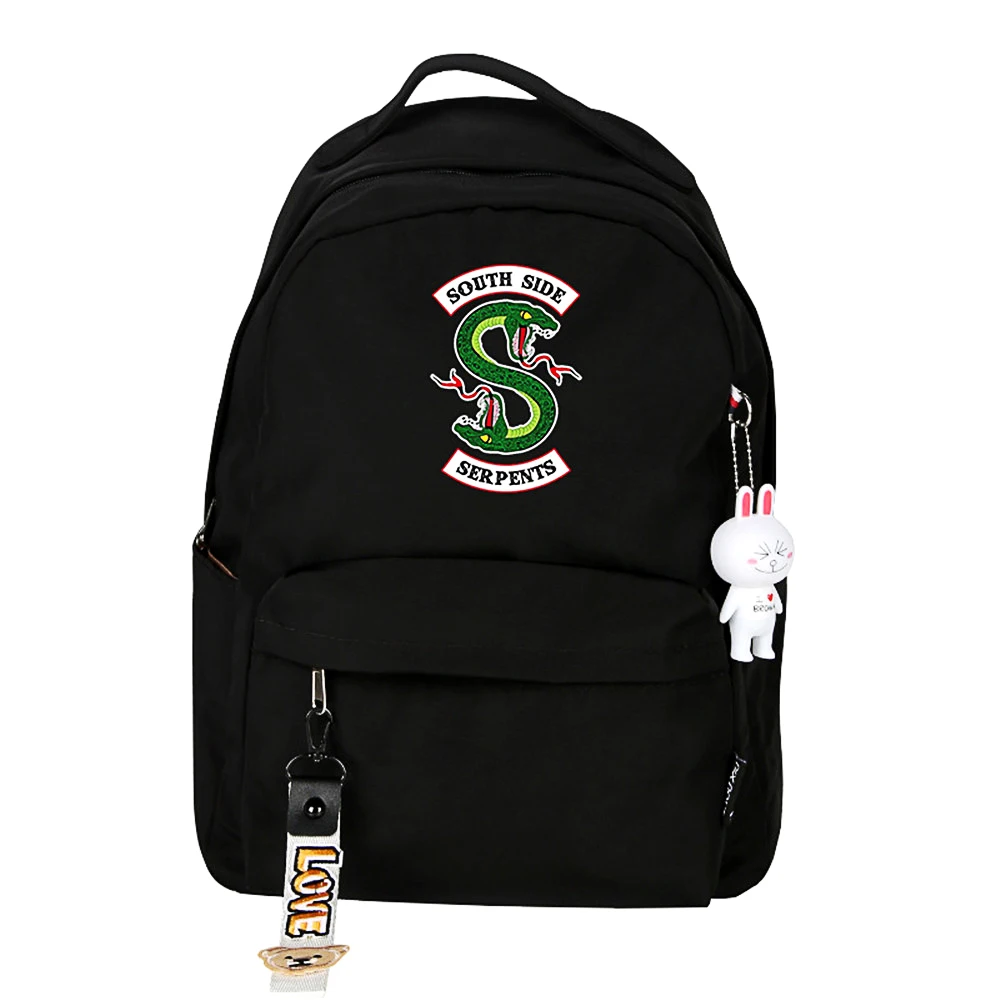 

Riverdale Backpack Printed Men School Bags Rucksack Book Shoulder Crossbody Knapsack