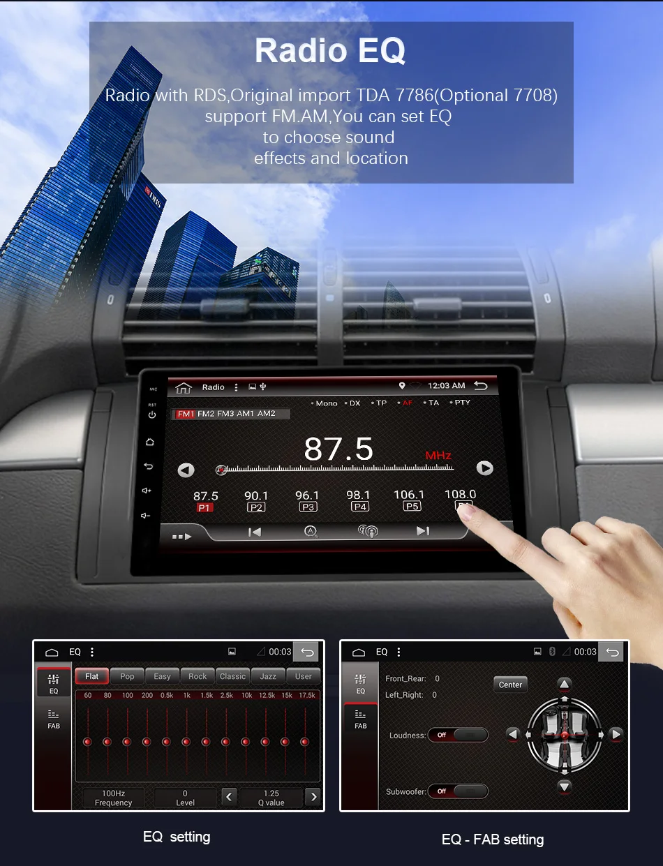 Perfect Eunavi 8 inch Android 9.0 HD 1024*600 Car Radio Stereo Car GPS Navigation For BMW E53 E39 X5 WiFi 3G Audio Player no dvd 1 din 10