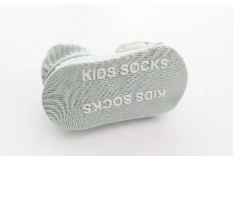 Милые хлопковые носки для новорожденных нескользящие носки-тапочки для малышей носки для малышей Детские носки на осень и весну