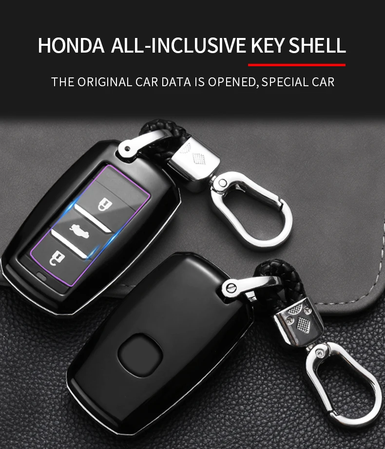 Carbon Fiber Car Smart Key Cover Case Fob For Changan CS75 EADO CS35 RAETON CS15 V3 V5 V7 2020 2021 Protect Shell Accessories - H1dffa56dc2c84fc7a33d2241344746ba6