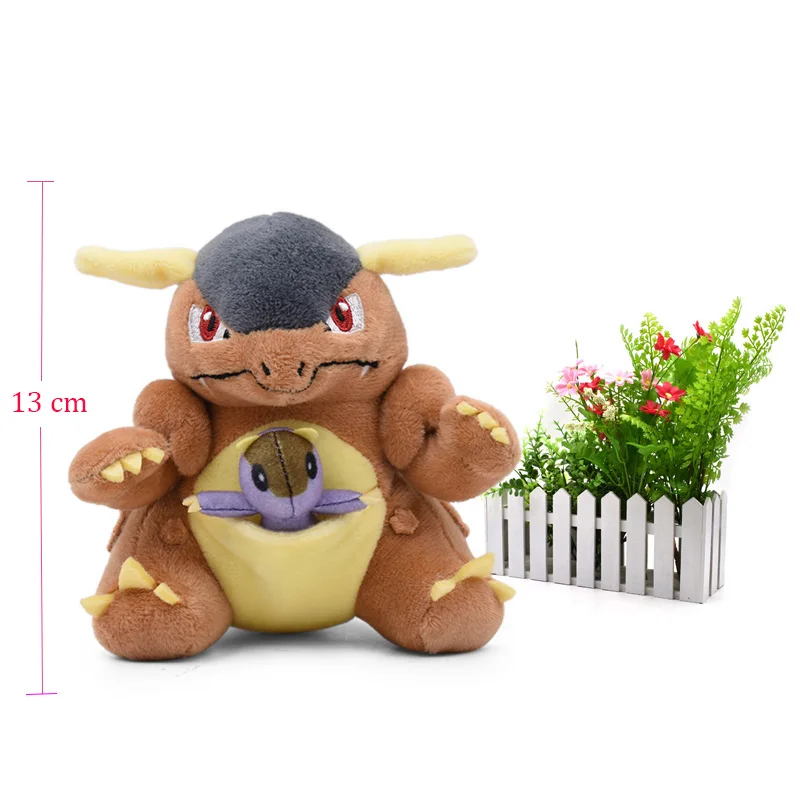 Аниме Стиль Кукла Gyarados погремушка Scolipede Machop Gastly Kangaskhan Lucario чучела Peluche плюшевые игрушки Рождественский подарок - Цвет: Kangaskhan