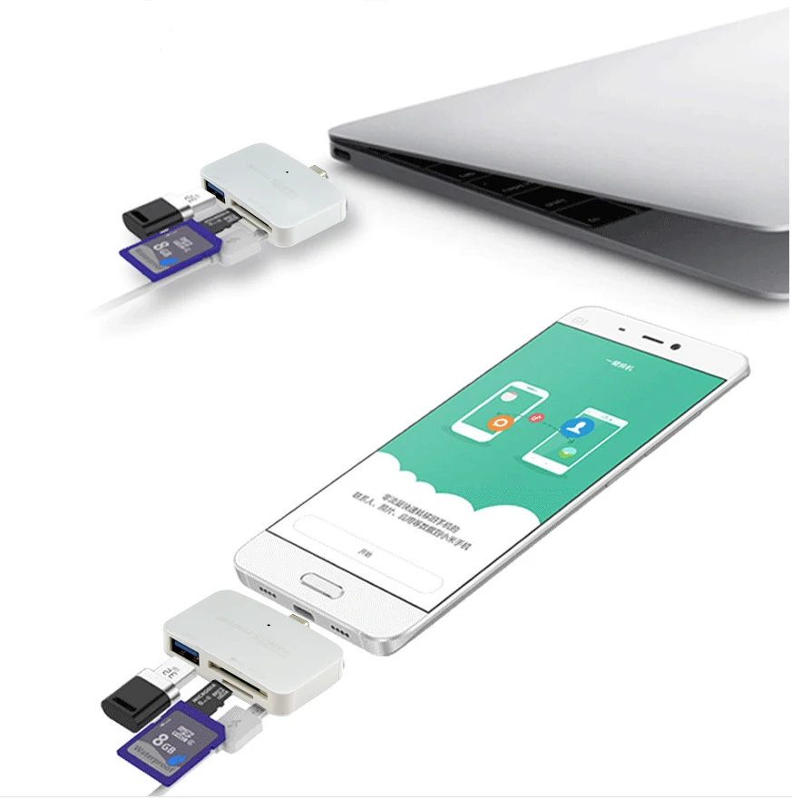 USB C концентратор 3,0 OTG концентратор комбинированный тип C с кардридером многопортовый usb-адаптер адаптер ПК Компьютерные аксессуары для MacBook телефон ноутбук