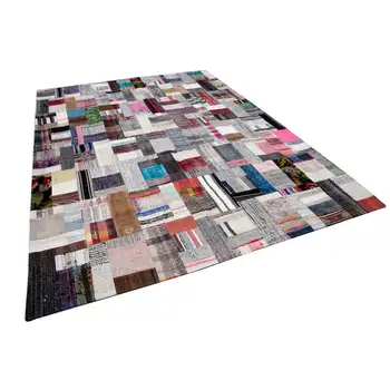 

257x350 Cm Multicolor Handmade Rugs Patchwork Rug-8x11 Ft