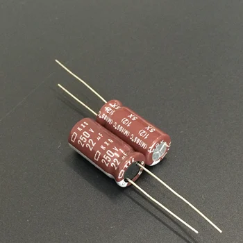 

10pcs/50pcs 22uF 250V NCC KXG Series 10x20mm Long Life High reliability 250V22uF Aluminum Electrolytic Capacitor
