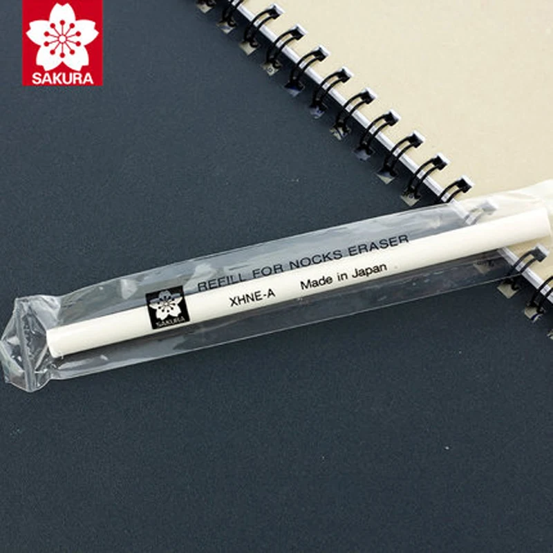 8 шт./лот ластик в форме сакуры заправка XHNE-A для ластик Nocks 6,8x122 мм карандаш Свинцовые резиновые пополнения школы и офиса