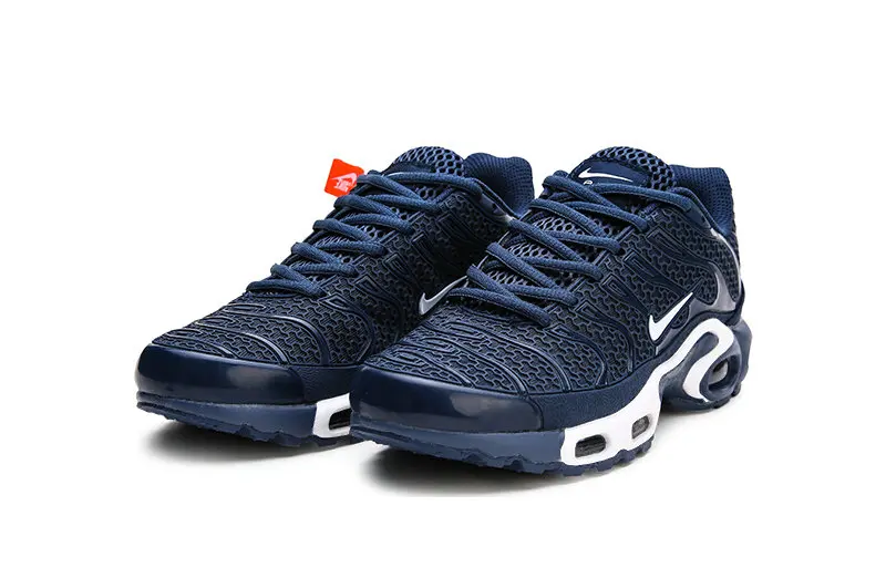 NIKE AIR MAX PLUS TN дышащая Спортивная обувь для мужчин на шнуровке на платформе из материала KPU для тенниса 40-45