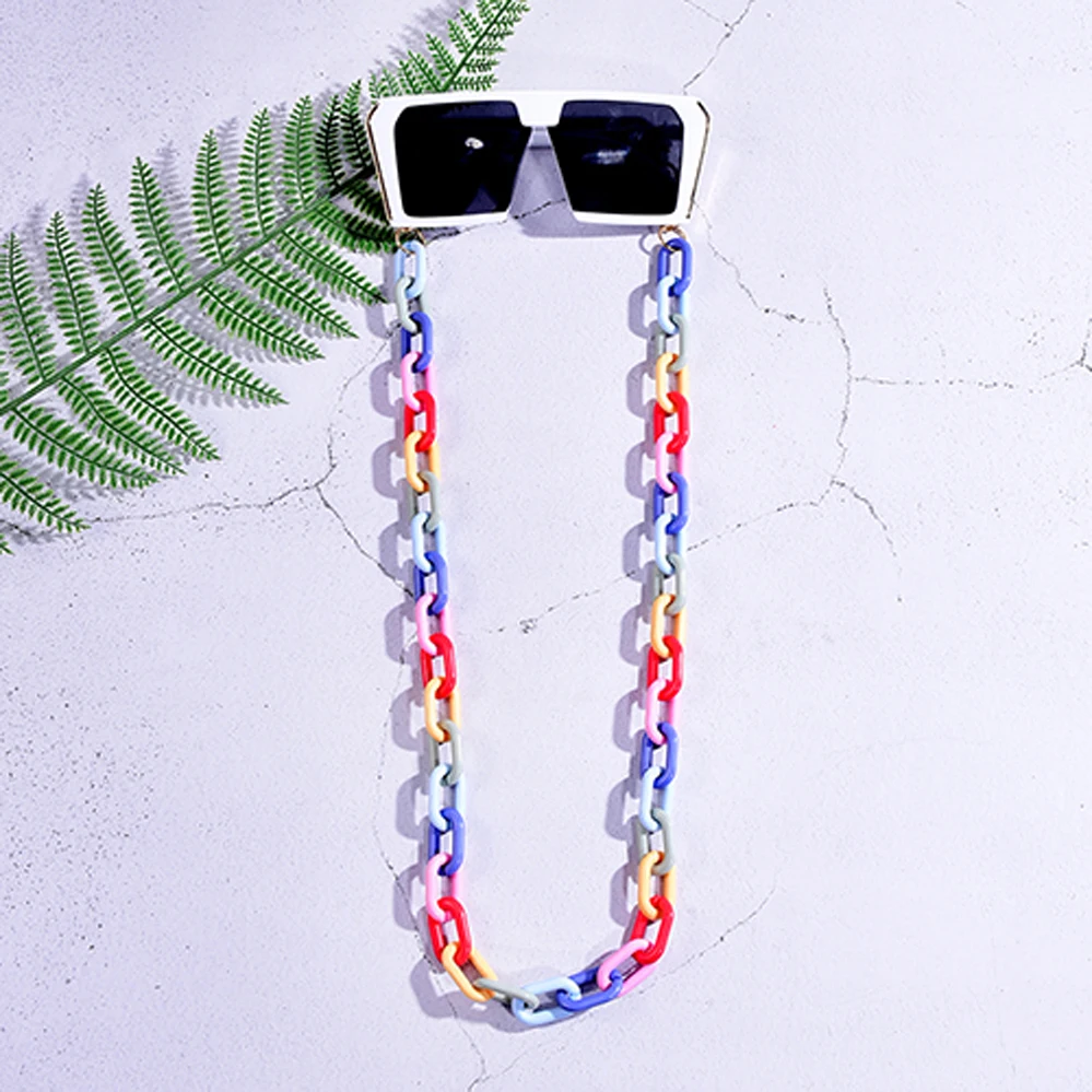 

Acrylic Color Sunglasses Backpack Glasses Chain For Women's Strap Hang Spectacle Cord Holder Lanyards Luxury Summer Large New