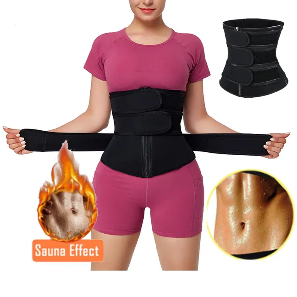 

Waist Trainer Women Corset Sweat Slimming Belt Waist Trainer Girdle Corset Tummy Body Shaper Fat Burning Fitness Modeling Strap