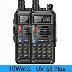 Baofeng UV S9 Plus – walkie talkie 10W, 2 pièces, puissant émetteur récepteur Radio Cb longue portée Portable, ensemble Radio bidirectionnel pour les voyages en yacht 