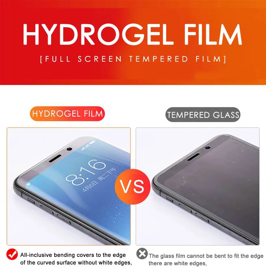 2Pcs Hydrogel Film For Samsung Galaxy S8 S9 S10 S20 Plus Note 8 9 10 Screen Protector For Samsung Note 20 Ultra Film Not Glass mobile phone screen protector