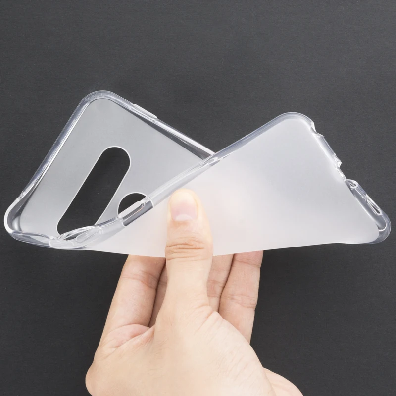 White Soft Silicone Чехол для телефона из искусственной кожи с деревянным лицевым покрытием для LG G8s ThinQ, чехол-книжка для LG G8s ThinQ, чехол-кошелек в деловом стиле, Мягкая силиконовая задняя крышка - Цвет: White Soft Silicone