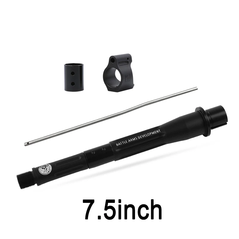 7.5 Black Высококачественная Алюминиевая Наружная трубка 7," 10,5" 14," для Kublai для M4 AEG BD556 гелевый бластер Пейнтбольные аксессуары-для 14 мм CCW - Цвет: 7.5 Black