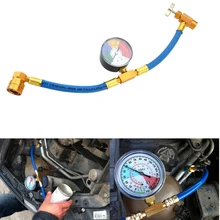 Шланг для зарядки хладагента R134A с манометром для автомобиля (резьба 1/2 для Америки и Европы) A35 Шланг для зарядки хладагента R134A с манометром для автомобиля (резьба 1/2 для Америки и Европы) A35