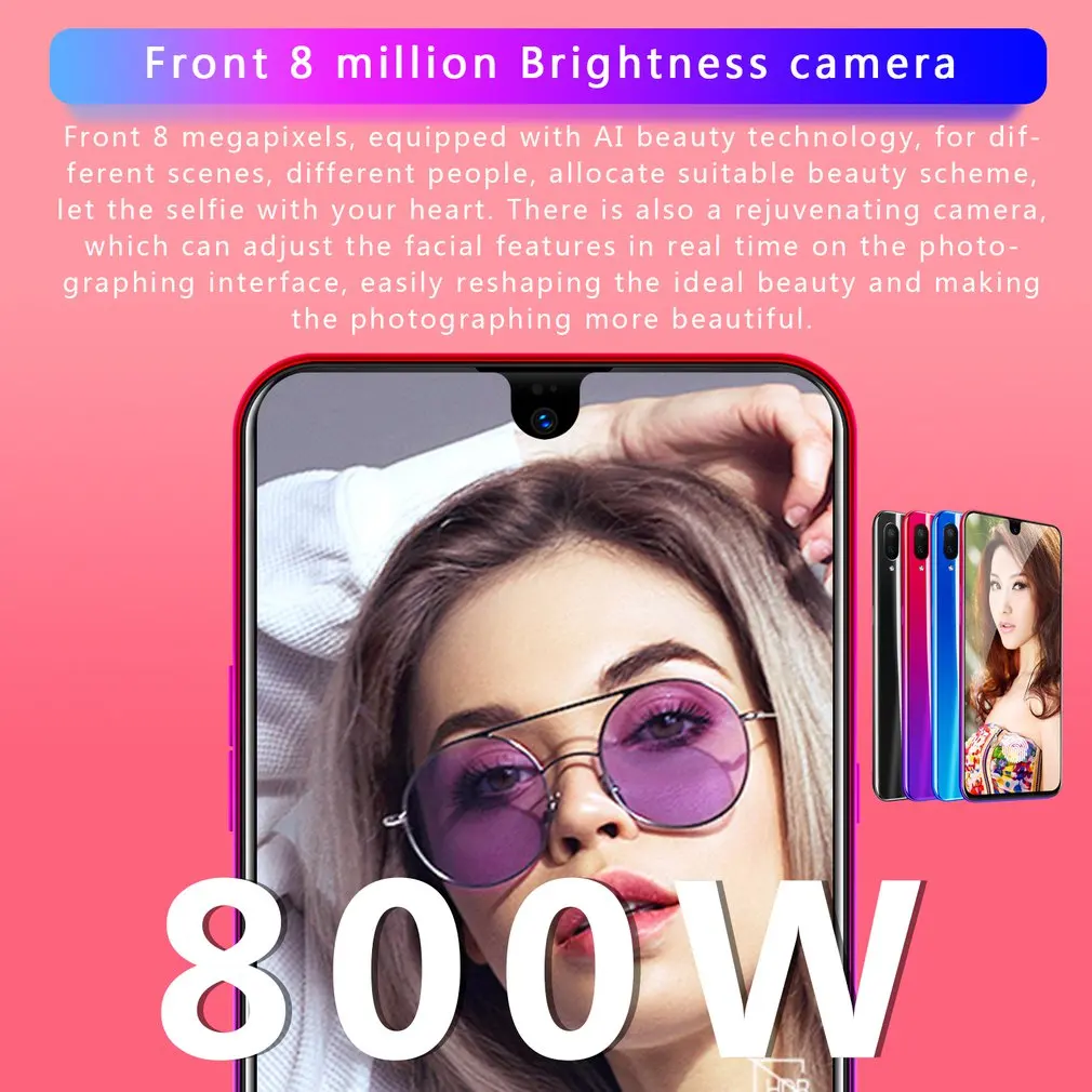 X23 Smart Phone 2+32Gb 6000Mah Mobile Phone Dual