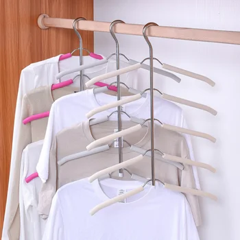 

30PCS Multi-layer Hanger Storage Finishing Rack Creative Multi-function Wardrobe Clothes Bag Tie Storage Clothes Hanging Clips