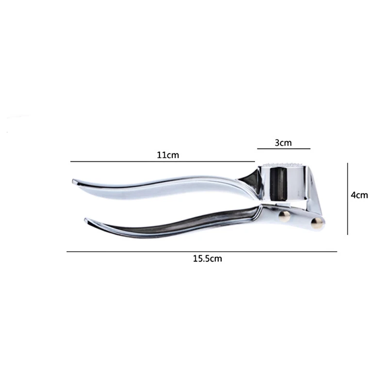 Garlic Tool Нержавеющая сталь прессы для чеснока ручная давилка для чеснока измельчение чесночницы кривая приспособления для фруктов и овощей Кухонные гаджеты - Цвет: Garlic Tool