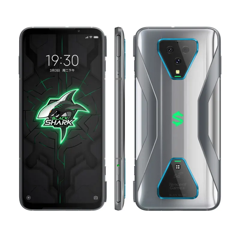 Xiaomi Черная Акула 3 Pro 5G 8 Гб 256 Snapdragon 865 Octa Core 7 1 "игровой смартфон 64MP Тройная камера