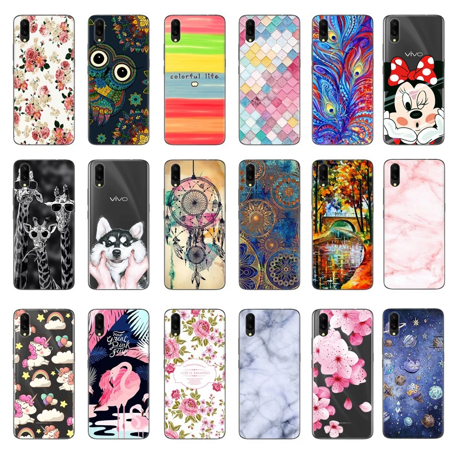 VIVO V11 Pro Case 6.41-inch Silicone Soft TPU Cartoon for Back Cover Phone Bags Funda Coque |