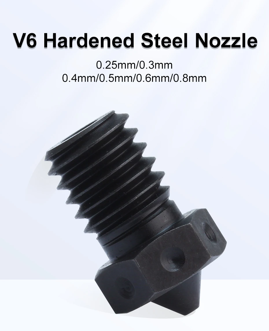 E3D v6 Extra Nozzle - Hardened Steel - 1.75mm x 0.25mm