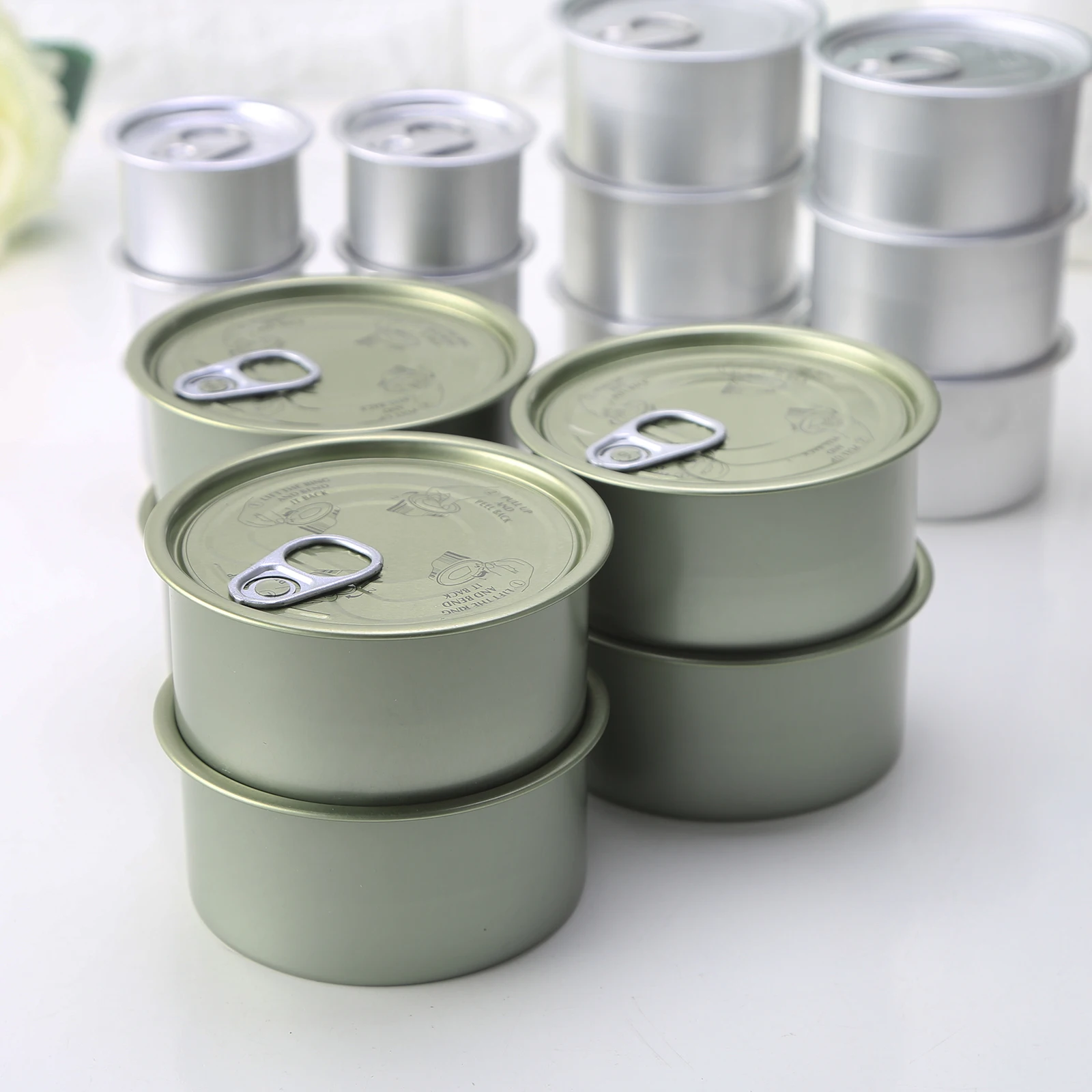 6 Selfseal Tin Can Tinplate Press In Storage Canning Leakproof Food Storage Container Reusable