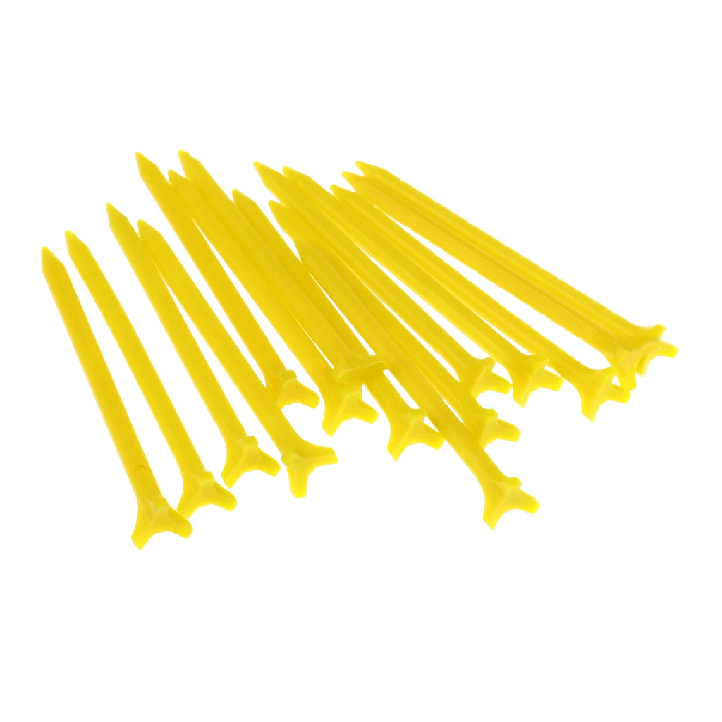 1 Set Golf Tees Plastic Tee Lot with Direction Mark Golf Accessory for Indoor Outdoor Practice