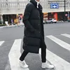 Mens Long Down Jacket Coat Luxury Brand Winter Solid Black Parkas Men Plus Size 4XL Thick Warm Slim Fit Male Overcoat ► Photo 2/5