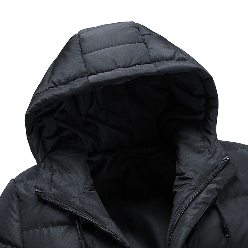 80% OFF 2019 Winter Jacket Men Hooded Thick Warm Jacket Fashion Warm Outwear Casual Slim Parka Mens Jackets and Coats Mens Overcoat