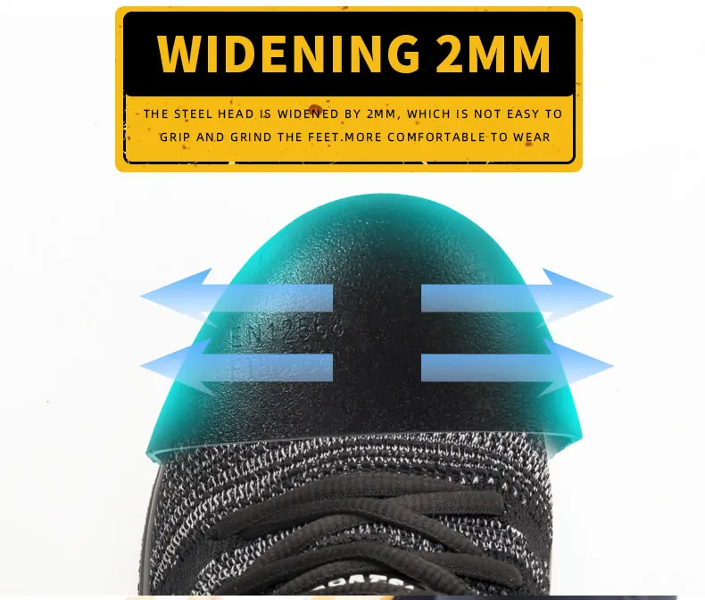 MOTK BECON, рабочая безопасная обувь для мужчин и женщин, Защитные Уличные кроссовки со стальным носком, Нескользящие строительные рабочие ботинки, 809