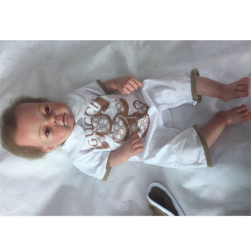 20 дюймов мягкий силиконовый Inteiro Baby Life Bebe Reborn Menina 50 см очаровательные Reborn для маленьких девочек рождественские подарки Bonecas Brinquedos
