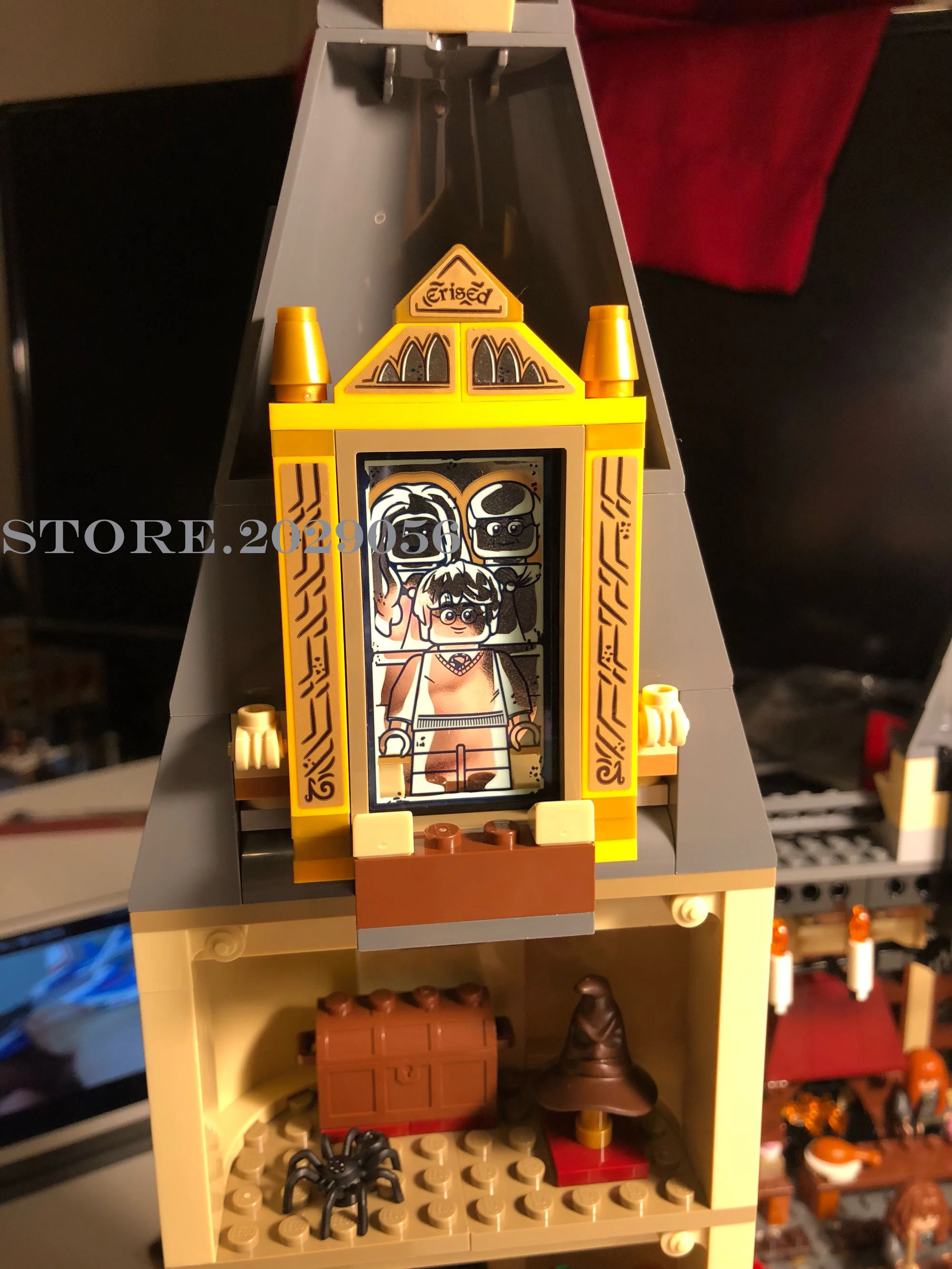 11007 Potter Magic World Movies Series H gwarts Great Hall 878 шт. модели строительных блоков Кирпичи совместимые 75954 16052